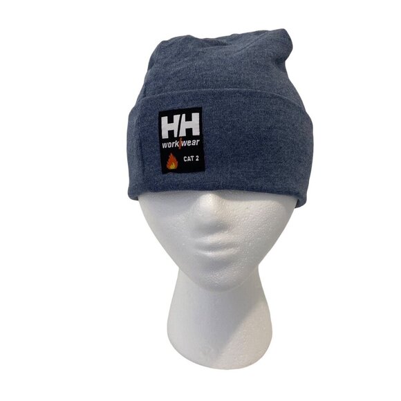 Helly Hansen Workwear FR Flame Resistant Beanie Royal Blue CAT 2 Safety Apparel - Picture 1 of 12